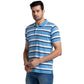 Men Tailored Fit Blue Polo