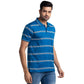 Men Tailored Fit Light Blue Polo