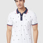Men Tailored Fit Navy T-Shirt