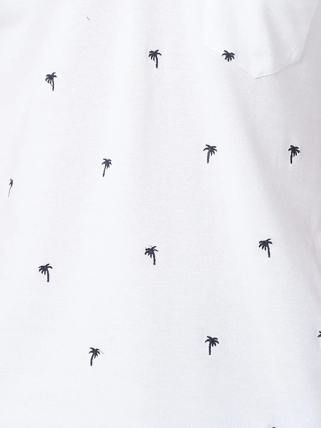 Men Tailored Fit Navy T-Shirt
