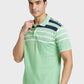 Men Tailored Fit Pink Polo