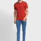 Men Tailored Fit Fawn Polo