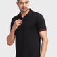 Men Tailored Fit Maroon Polo