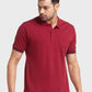 Men Tailored Fit Green Polo