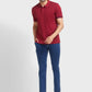Men Tailored Fit Green Polo