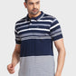 Men Tailored Fit Blue Polo