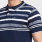 Men Tailored Fit Blue Polo