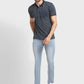 Men Tailored Fit Orange Polo