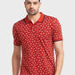Men Tailored Fit Yellow Polo