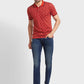 Men Tailored Fit Yellow Polo