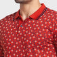 Men Tailored Fit Yellow Polo