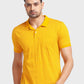 Men Tailored Fit Orange Polo