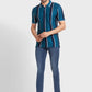Men Tailored Fit Orange Polo