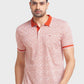 Men Tailored Fit Maroon Polo
