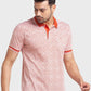 Men Tailored Fit Maroon Polo