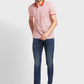 Men Tailored Fit Maroon Polo