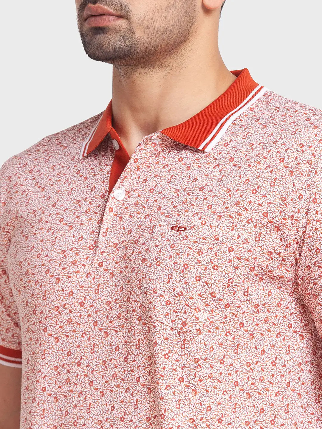Men Tailored Fit Maroon Polo