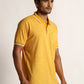 Men Tailored Fit Orange T-Shirt