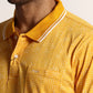 Men Tailored Fit Orange T-Shirt