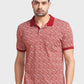 Men Tailored Fit Blue Polo
