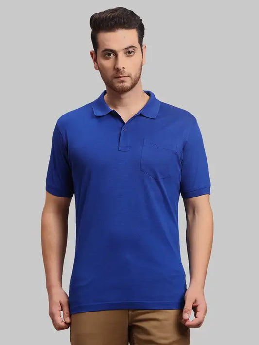 Men Tailored Fit Red Polo