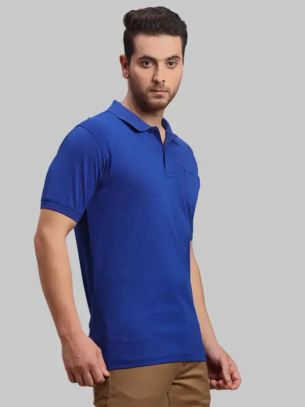 Men Tailored Fit Red Polo