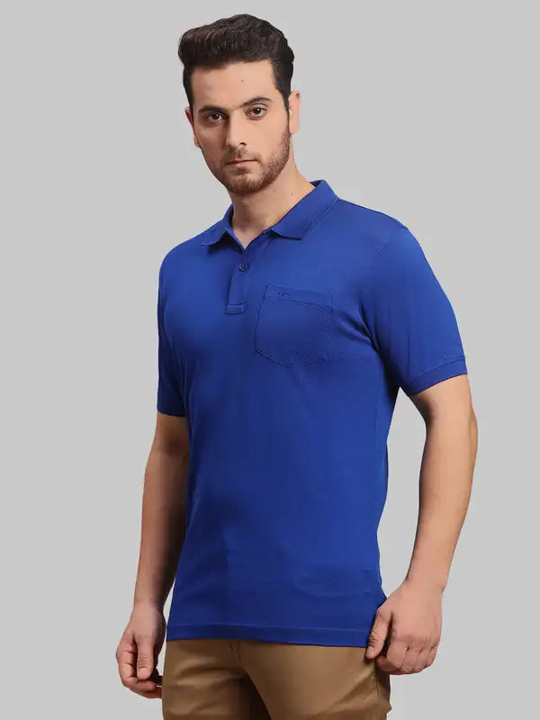 Men Tailored Fit Red Polo
