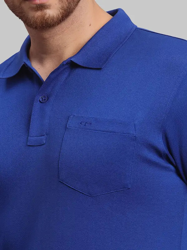 Men Tailored Fit Red Polo