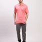 Colorplus Men Green Solid Tailored Fit Cotton T-Shirt
