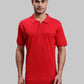 Men Tailored Fit Navy Polo