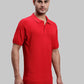 Men Tailored Fit Navy Polo
