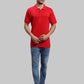 Men Tailored Fit Navy Polo