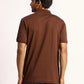 Men Tailored Fit Blue T-Shirt