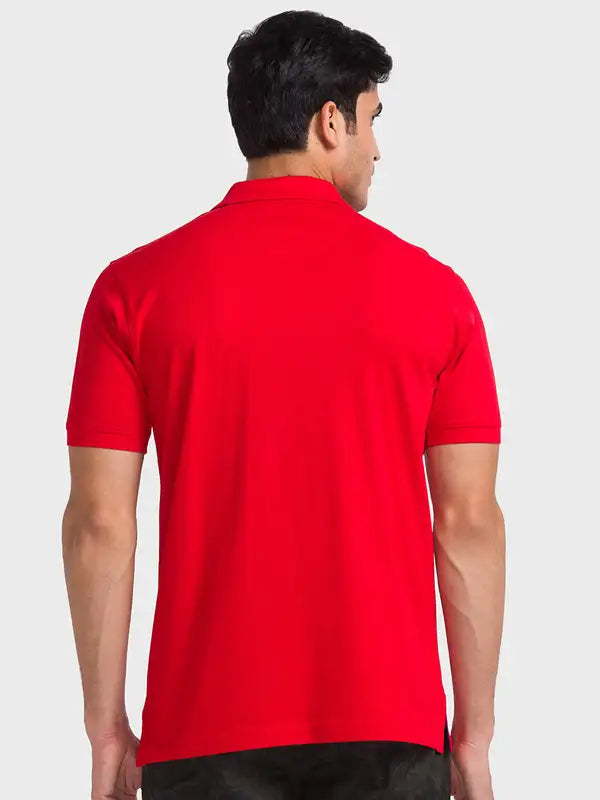Men Tailored Fit White T-Shirt