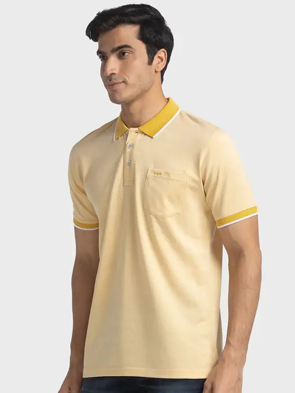 Men Tailored Fit Light Blue T-Shirts