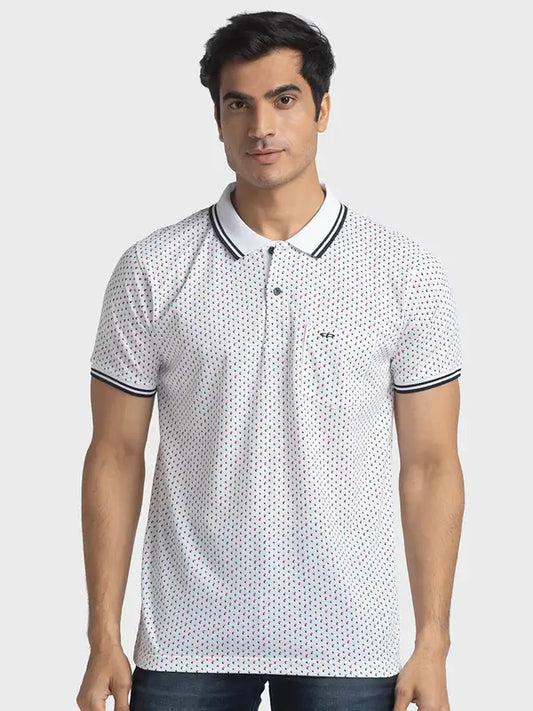 Men Tailored Fit Blue T-Shirts