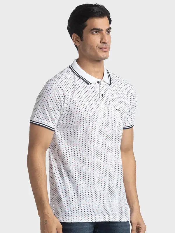 Men Tailored Fit Blue T-Shirts