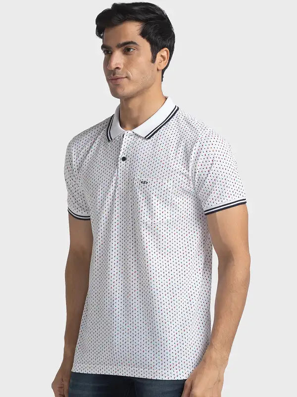 Men Tailored Fit Blue T-Shirts
