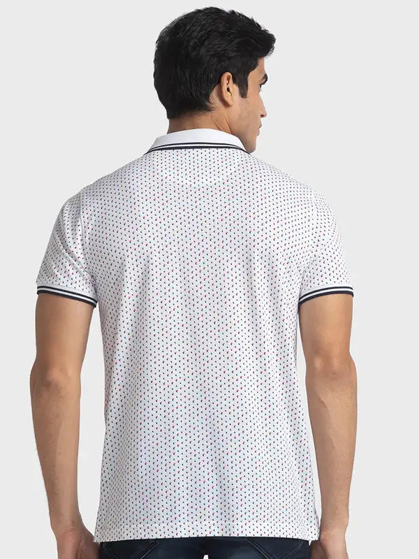 Men Tailored Fit Blue T-Shirts