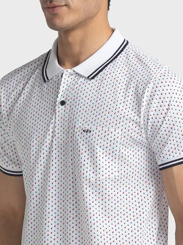 Men Tailored Fit Blue T-Shirts