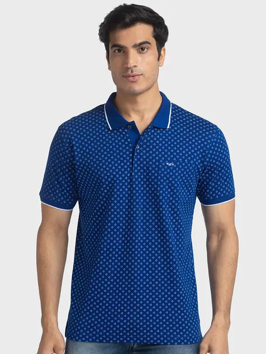 Men Tailored Fit Green T-Shirt