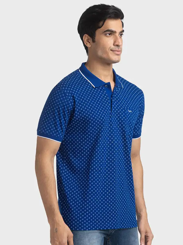 Men Tailored Fit Green T-Shirt
