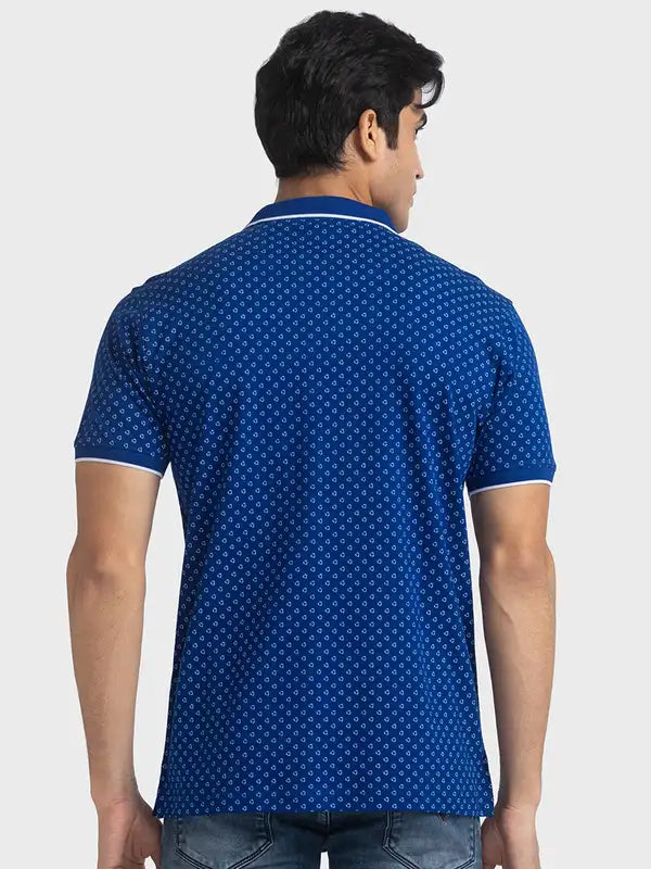 Men Tailored Fit Green T-Shirt