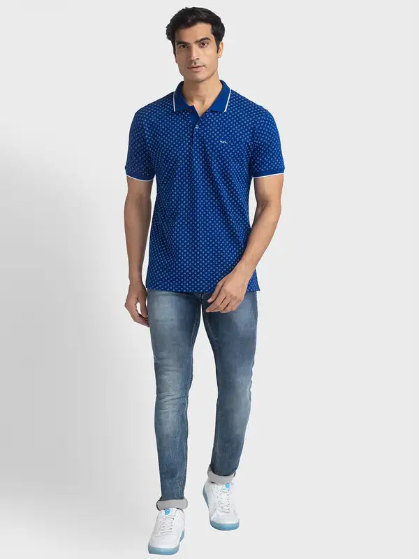 Men Tailored Fit Green T-Shirt