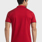 Men Tailored Fit Red T-Shirts