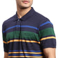 ColorPlus Men White Print Regular Fit Cotton Round Neck T-Shirt