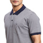 Men Brown Regular Fit Stripe Cotton Half Sleeve T-Shirt