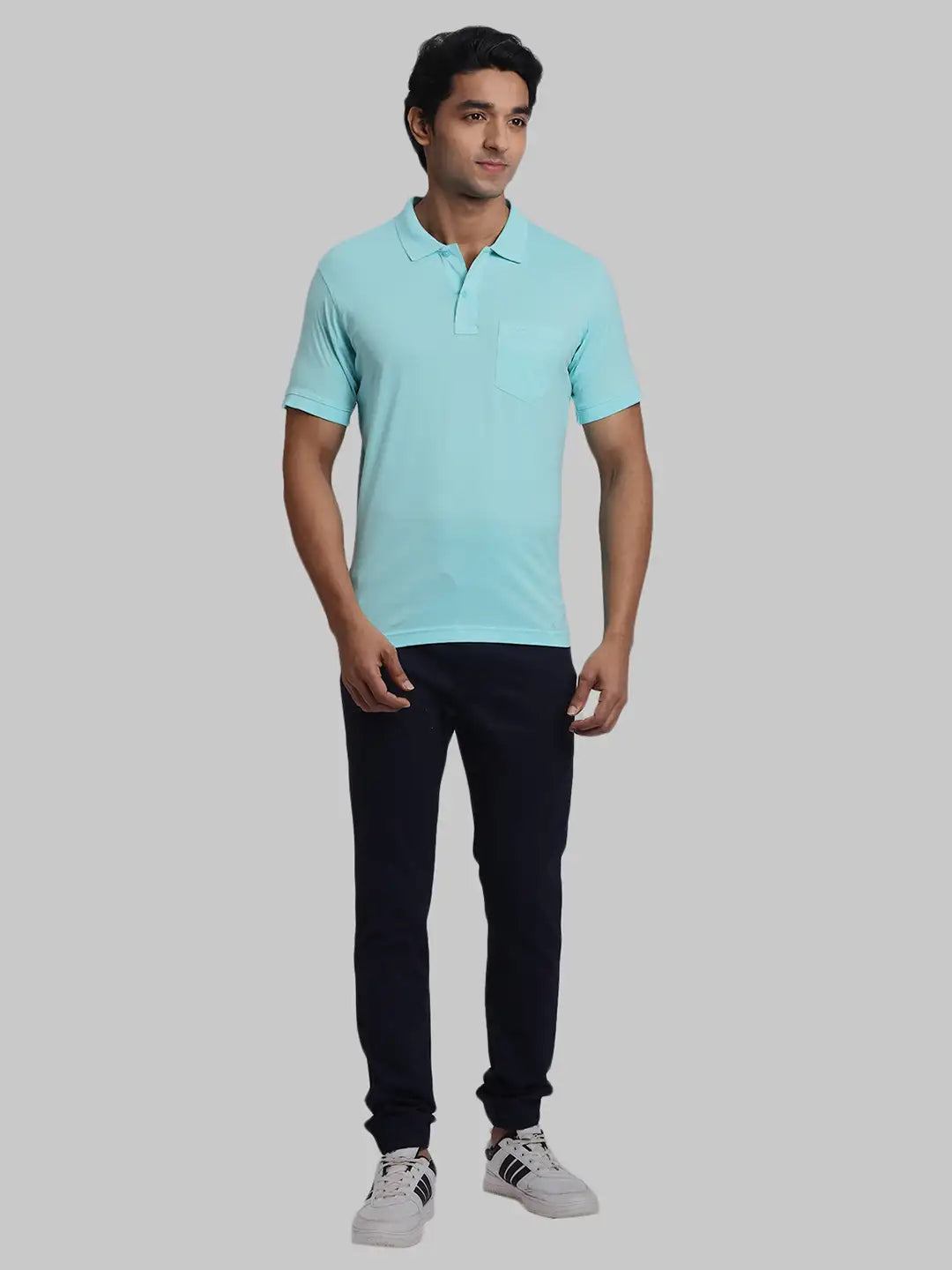 ColorPlus Regular Fit Solid Medium Yellow T-Shirt