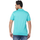 ColorPlus Men Green Print Regular Fit Cotton Half Sleeve T-Shirt