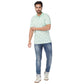 ColorPlus Men Red Print Regular Fit Cotton Half Sleeve T-Shirt